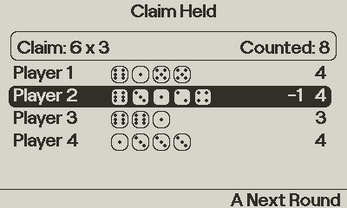 Liar's Dice gameplay screenshot 2