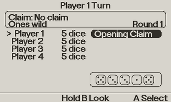 Liar's Dice gameplay screenshot 3